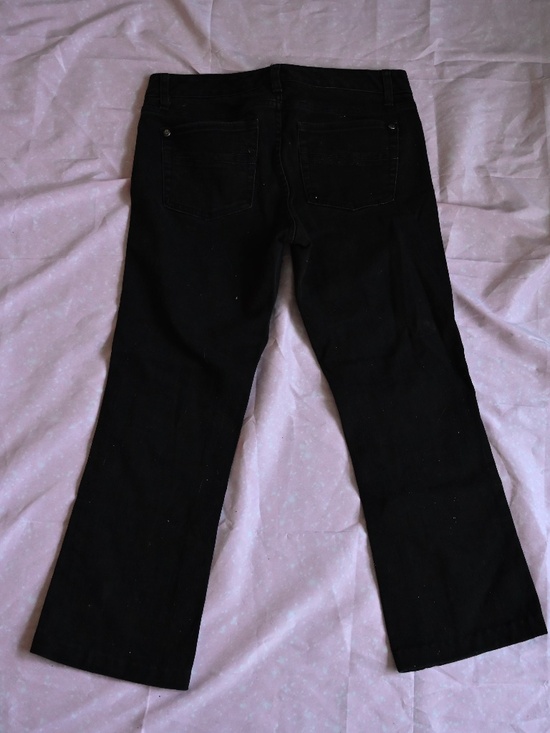Vintage Tommy Hilfiger Hope Black Denim Bootcut Jeans – Est. Size 6 - Picture 2 of 3